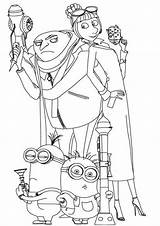 Despicable Me 2 Coloring Pages For Kids sketch template