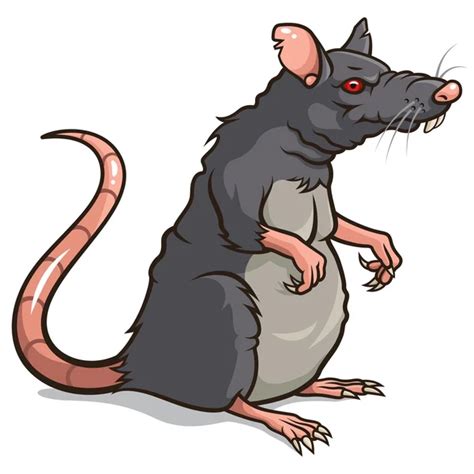 Evil cartoon rat — Stock Vector © memoangeles #26564457