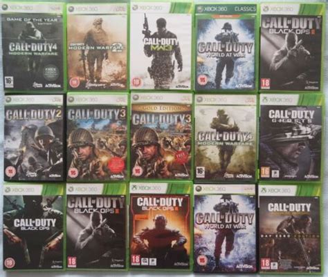 Call of Duty Xbox 360 Game Buy 1 Or Bundle Up PAL UK | eBay