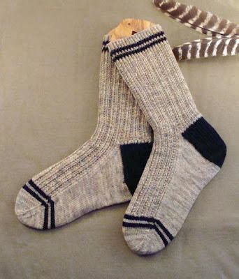 Men's Twin Rib Knit Sock Pattern | AllFreeKnitting.com