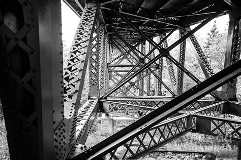 Cut River Bridge Black and White Photograph by John Vial - Fine Art America