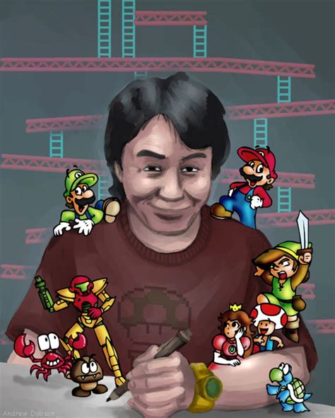 Shigeru Miyamoto - Nintendo | Character, Shigeru miyamoto, Art