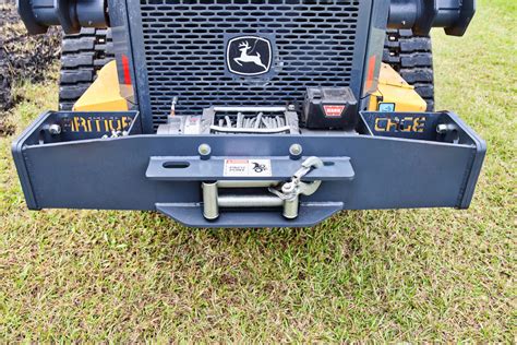 Skid Steer Winch Mount Bumper - Armor Cage