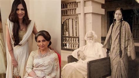 Saba Ali Khan shares rare pic of great grandmother with Rabindranath Tagore | Bollywood ...