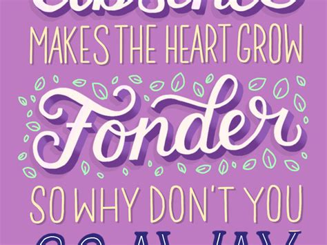 Absence Makes the Heart Grow Fonder by Jessica Molina on Dribbble