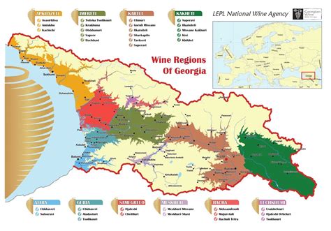 Georgian Wine Map