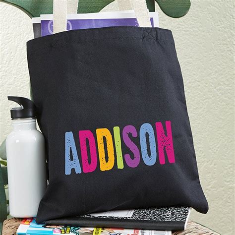 Personalized Kids Tote Bags - Hands Off