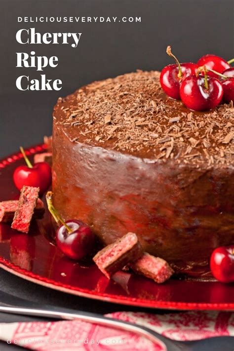 Cherry Ripe Cake | Rezept | Ina garten, Tiramisu