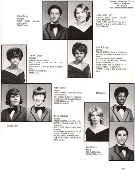 Southern Senior High School Class of 1976 Yearbook Photos - Airplanes ...