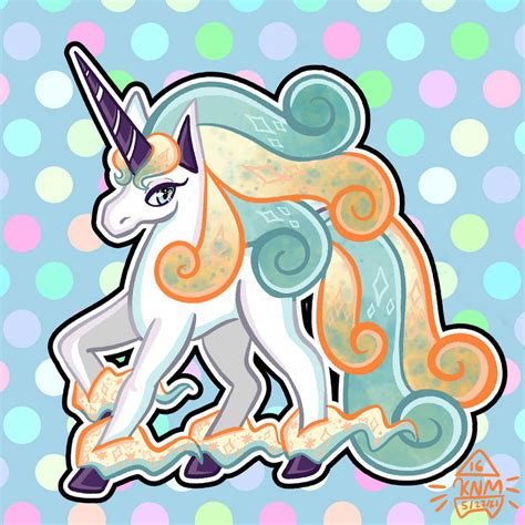 Galarian Rapidash Shiny by KittyNinjaMaster on DeviantArt