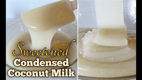 Easy Sweetened Condensed Coconut Milk Recipe - YouTube