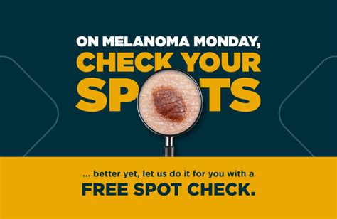 Melanoma Monday Skin Checks — Spearfish - Monument Health