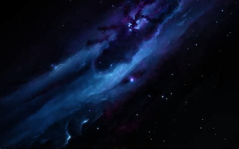 Galaxy, clouds, nebula, stars, space, dark, , ultra 16:10 ...