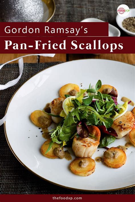 Crispy Gordon Ramsay Pan-Fried Scallops Recipe - TheFoodXP | Recipe | Scallop recipes, Gordon ...