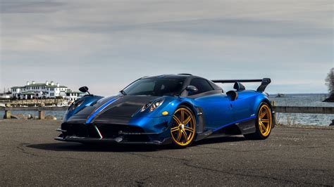 Blue Pagani Huayra Wallpaper