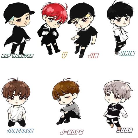 Resultado de imagen para bts chibi | Bts chibi, Chibi, Bts drawings