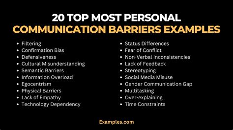 Personal Communication Barriers - 19+ Examples, How to Overcome