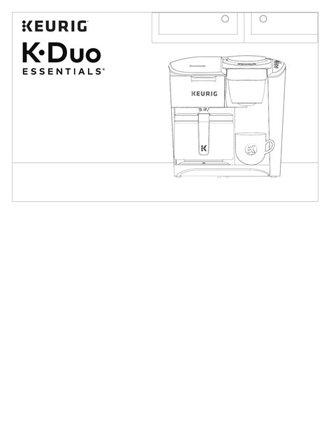 User manual Keurig K-Duo Essentials (English - 8 pages)