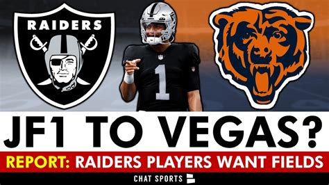 MAJOR Chicago Bears Rumors: Raiders Players WANT Justin Fields Trade To Vegas For 2024 NFL ...