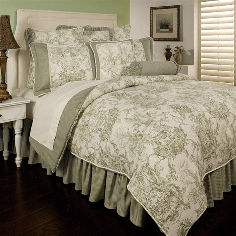 Shop Sherry Kline Country Toile Green 6-piece Comforter Set - Free ...