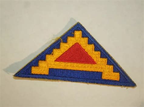 VINTAGE WWII 7TH United States Army Insignia Embroidered Sew On Shoulder Patch $20.00 - PicClick