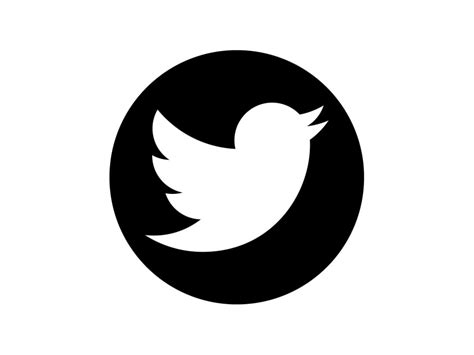 Twitter Black Icon PNG vector in SVG, PDF, AI, CDR format