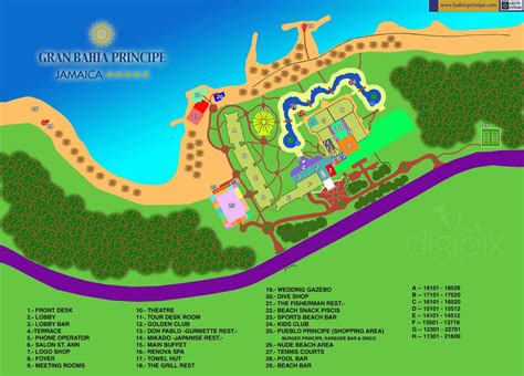 Map Layout Gran Bahia Principe Jamaica