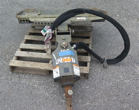 Bobcat Skidsteer Auger Attachment - Needs Repair - Oahu Auctions