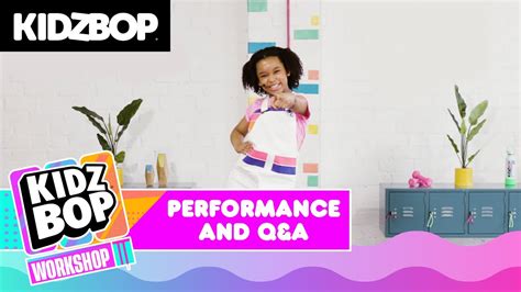 KIDZ BOP Workshop - Performance Techniques + Q&A - YouTube