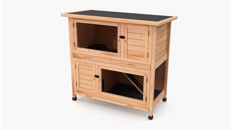 3D Wooden Rabbit Hutch - TurboSquid 2141432