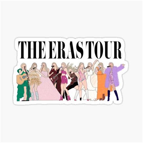 the eras tour - taylor swift stickers en 2023 | Pegatinas bonitas ...