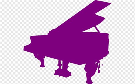 Piano Silhouette, Piano Silhouette s, purple, mammal, violet png | PNGWing