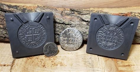 Graphite Casting Mold Pirate Coin Bullion Pour Your Own - Etsy