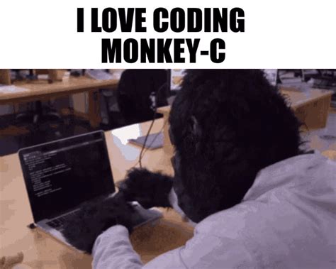 Monkeyc Coding GIF - Monkeyc Coding Monkey - Discover & Share GIFs