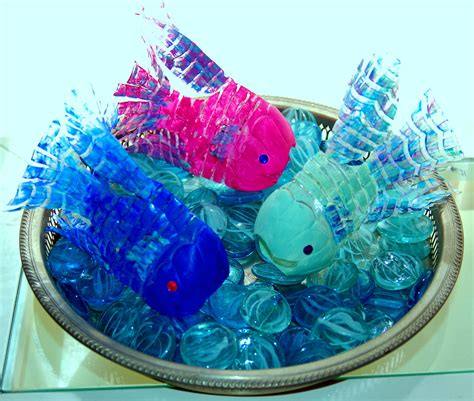 Recycled water bottle fish. | Water bottle crafts, Bottle crafts, Wine bottle crafts christmas