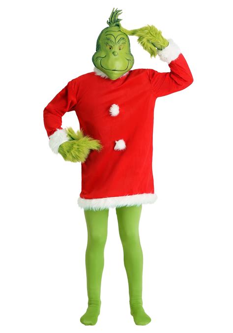 Deluxe Grinch Costume for Men | Christmas Costumes