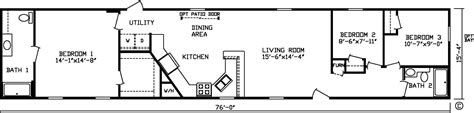 36 One Bedroom 1 Bedroom Single Wide Mobile Home Floor Plans Stylish ...