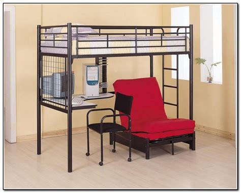 Black Metal Loft Bed With Desk Underneath - Beds : Home Design Ideas #K6DZ1WWnj28914