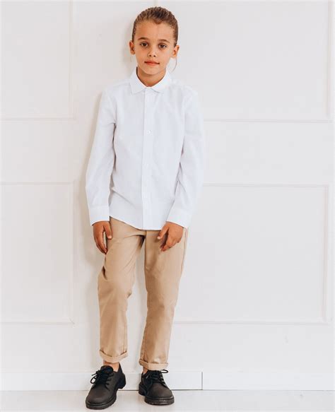 Boys Elegant White Shirt White