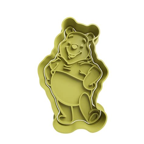 Winnie Pooh Cortador De Galletas STL - Cortador De Galletas STL