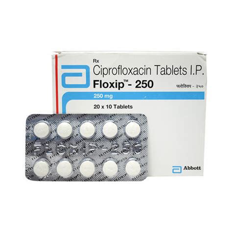 Ciprofloxacin Floxip 250 Tablet | Exporter | Supplier | Distributor