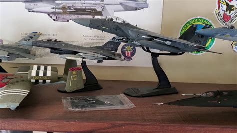 Diecast military aircraft collection - YouTube