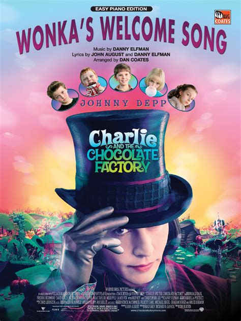 Wonka's Welcome Song (from Charlie and the Chocolate Factory): Piano Sheet: Danny Elfman | Sheet ...