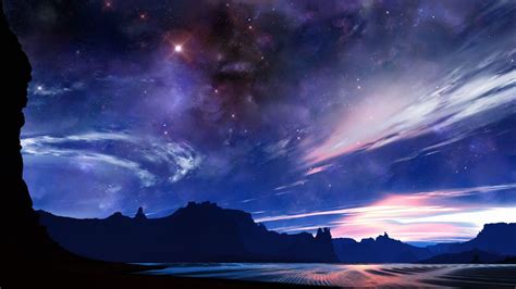 Desert Night Sky High Definition HD Wallpaper Other » Forkyu.com ...