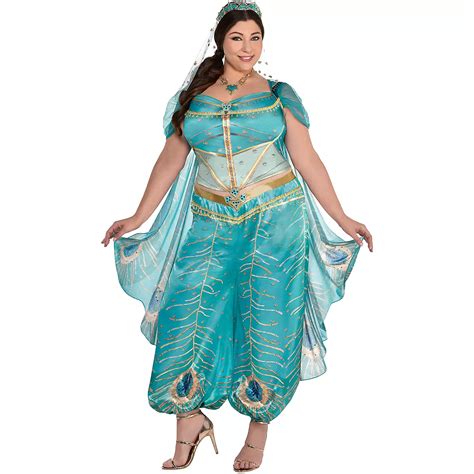 Plus Size Jasmine Whole New World Costume for Adults - Aladdin Live-Action | Party City