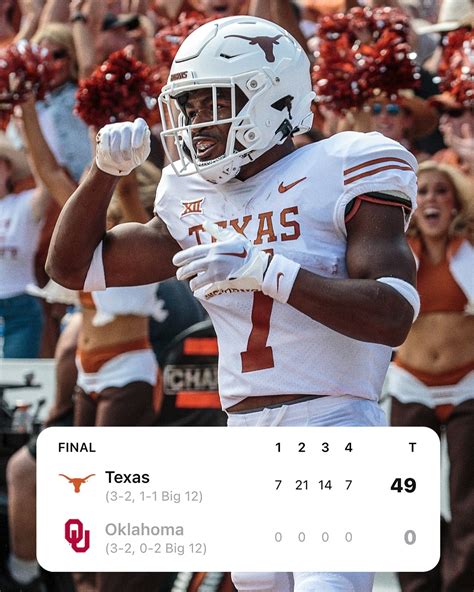 SportsCenter on Twitter: "Pure domination 🤫 Texas handed Oklahoma its ...