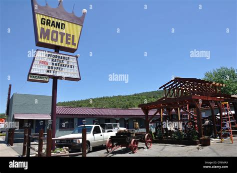 Grand Motel, Williams, Arizona (old Route 66 town Stock Photo - Alamy