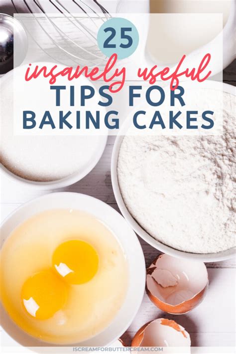 25 Insanely Useful Tips for Baking Cakes - I Scream for Buttercream