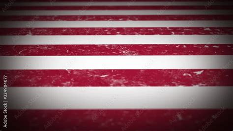 American Flag Close Up Background Clip/ 4k animation of a vintage ...