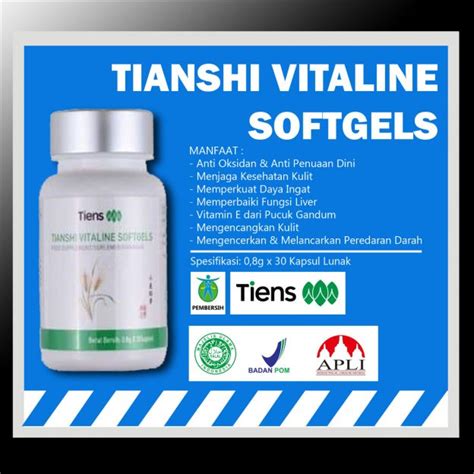 Vitaline Softgels Capsules | Stockist Tiens Pekanbaru